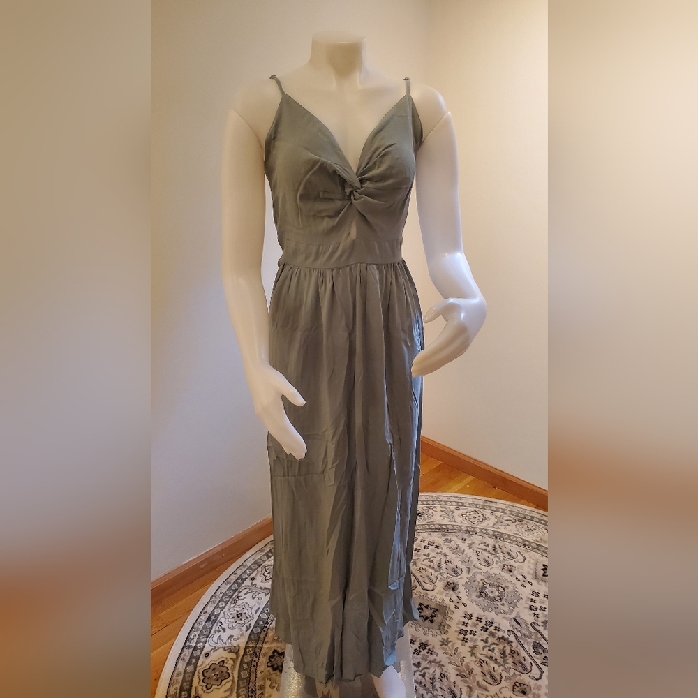 Cupshe Light Sage Maxi Dress